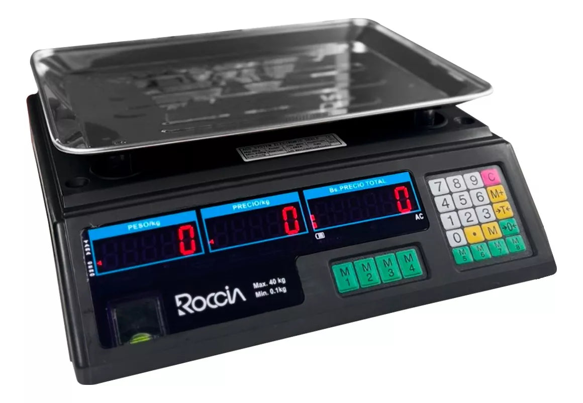 BALANZA ELECTRONICA 40KG ROCCIA