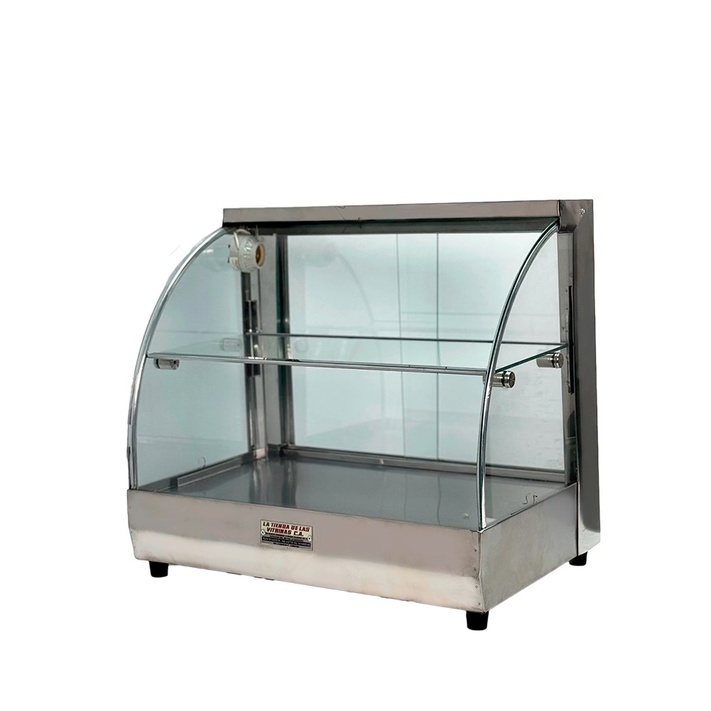 VITRINA CALENTADORA CURVA 50CM