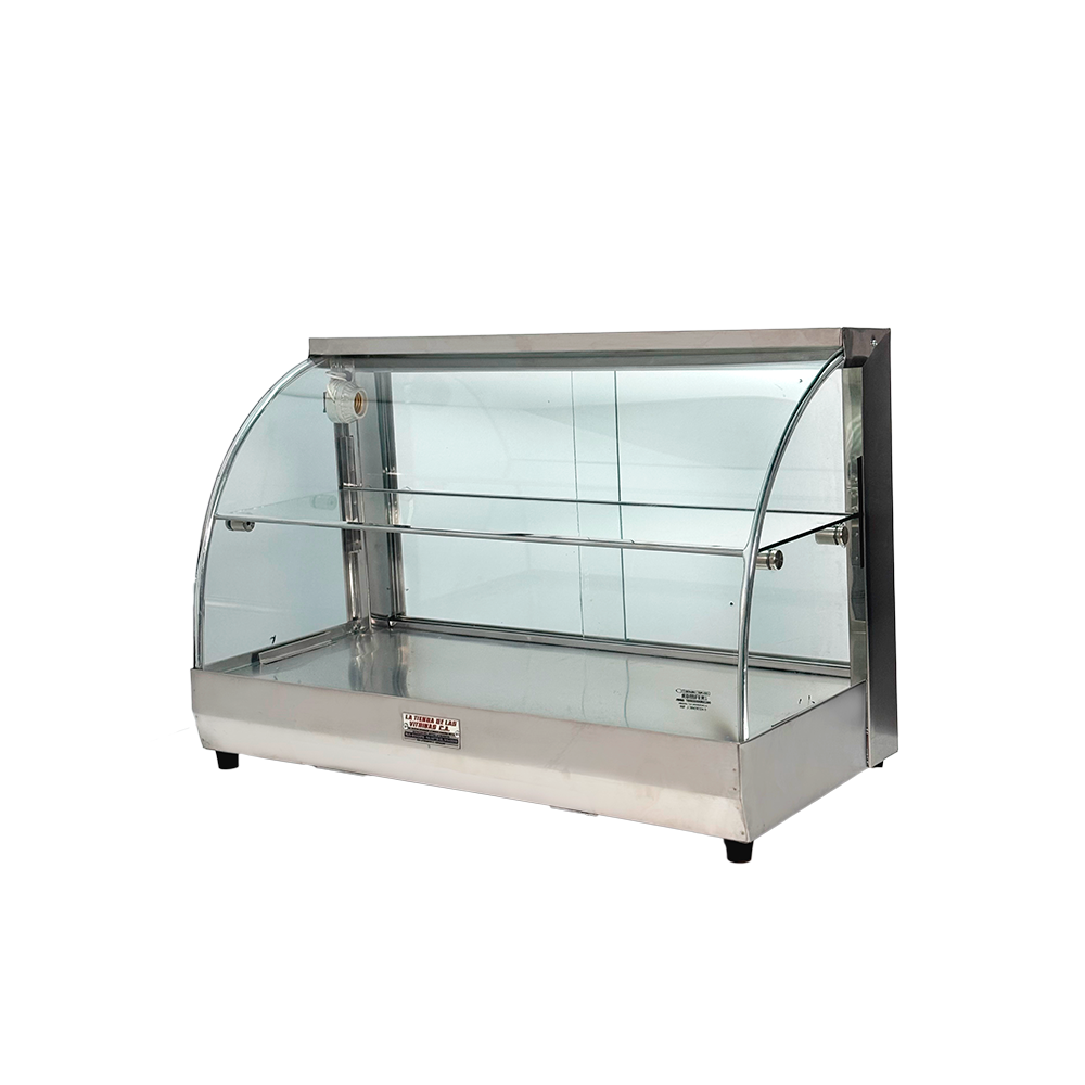 VITRINA CALENTADORA CURVA 70CM