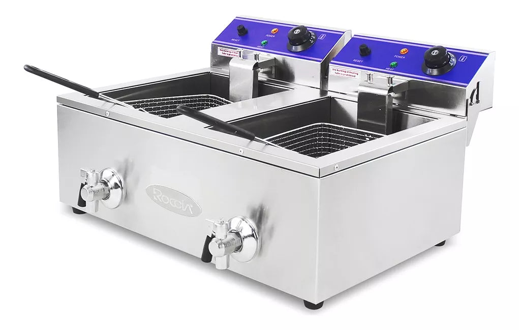 FREIDOR ELEC 2TINAS 20LT 220V ROCCIA