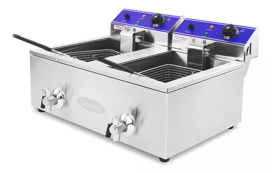 FREIDOR ELEC 2TINAS 20LT 220V ROCCIA