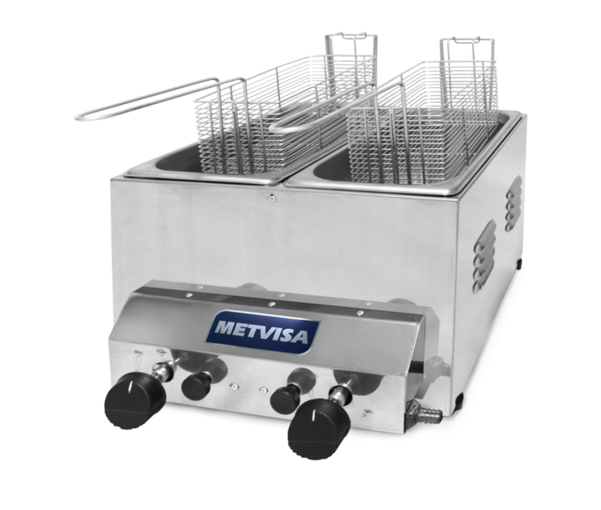 FREIDOR A GAS MESA 2TINAS 3LT METVISA