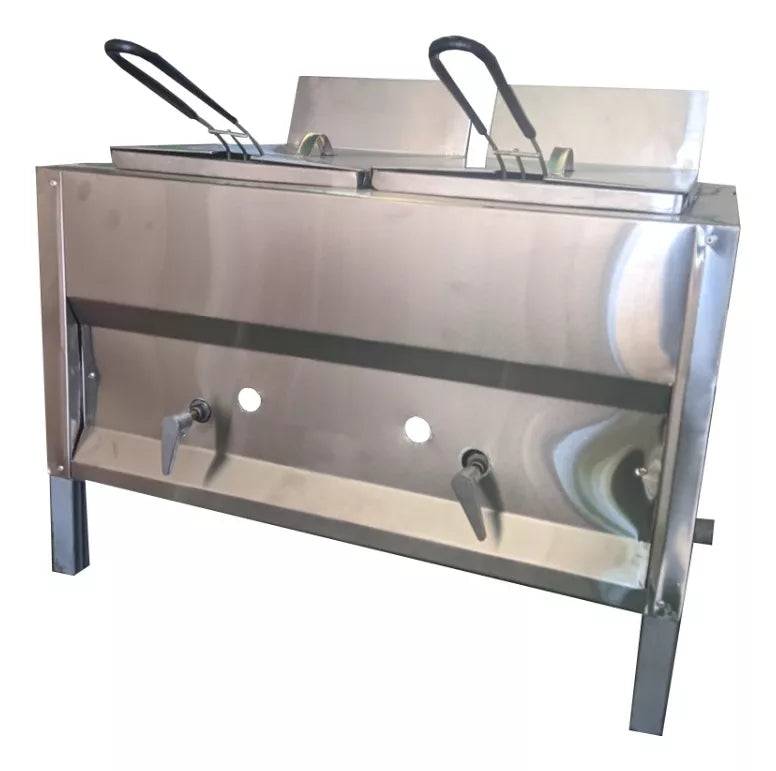 FREIDOR A GAS MESA 2TINAS 4LT MAL